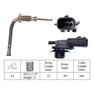 Jutiklis, išmetamųjų dujų temperatūra LUCAS LGS7211