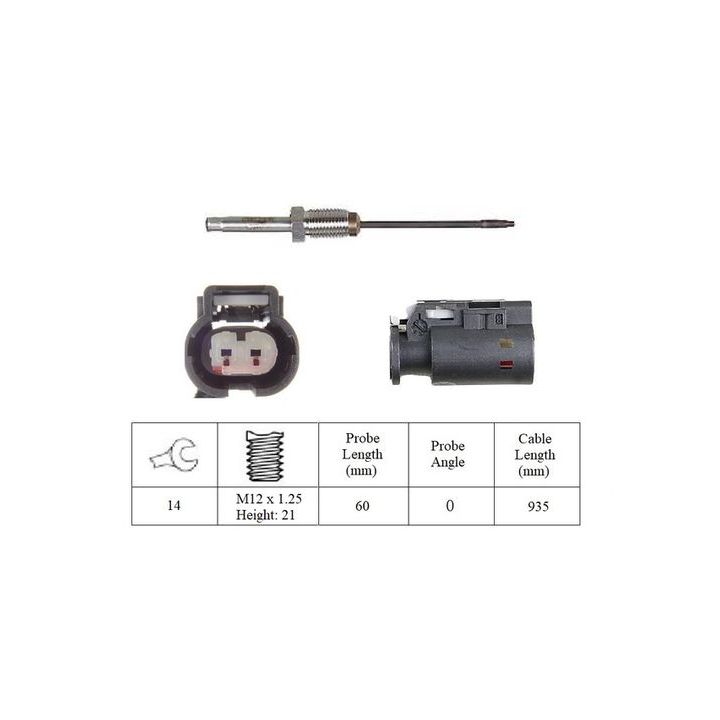 Jutiklis, išmetamųjų dujų temperatūra LUCAS LGS7247