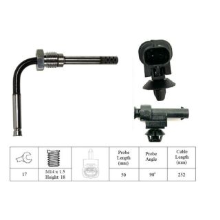 Jutiklis, išmetamųjų dujų temperatūra LUCAS LGS7267