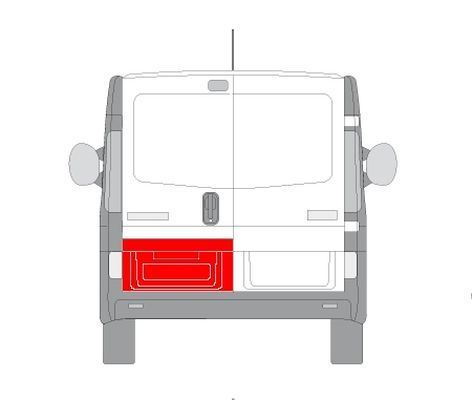 Durų vidaus skydas BLIC 6016-00-6061151P