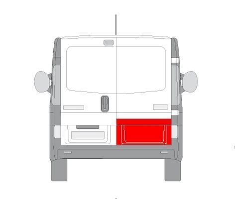 Durų vidaus skydas BLIC 6016-00-6061152P