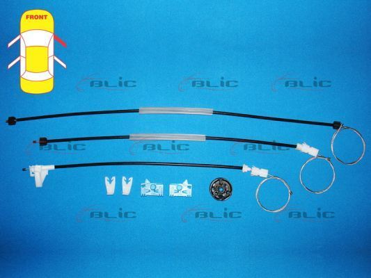 Remonto komplektas, langai BLIC 6205-09-043802P