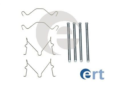 Priedų komplektas, diskinių stabdžių trinkelės ERT 420021
