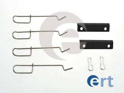 Priedų komplektas, diskinių stabdžių trinkelės ERT 420028