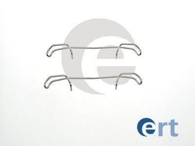 Priedų komplektas, diskinių stabdžių trinkelės ERT 420056