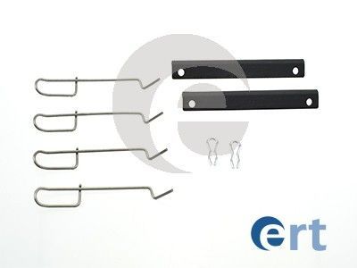 Priedų komplektas, diskinių stabdžių trinkelės ERT 420071