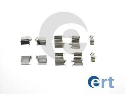 Priedų komplektas, diskinių stabdžių trinkelės ERT 420074