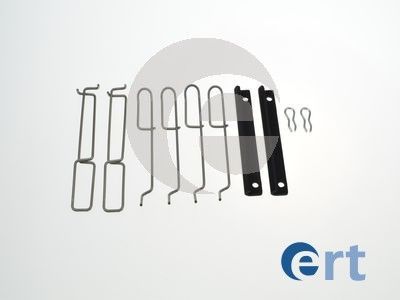 Priedų komplektas, diskinių stabdžių trinkelės ERT 420088