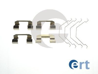 Priedų komplektas, diskinių stabdžių trinkelės ERT 420089