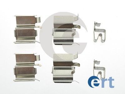 Priedų komplektas, diskinių stabdžių trinkelės ERT 420098