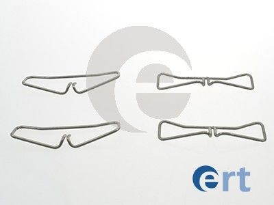 Priedų komplektas, diskinių stabdžių trinkelės ERT 420126