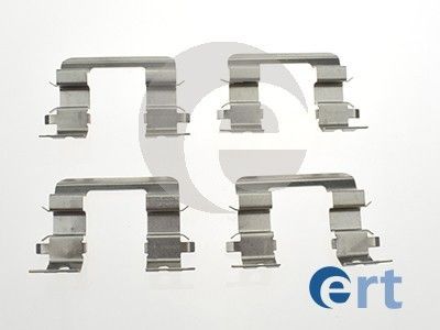 Priedų komplektas, diskinių stabdžių trinkelės ERT 420155