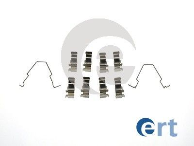 Priedų komplektas, diskinių stabdžių trinkelės ERT 420181