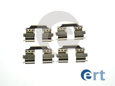 Priedų komplektas, diskinių stabdžių trinkelės ERT 420198