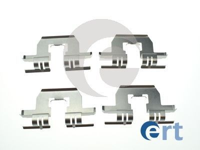 Priedų komplektas, diskinių stabdžių trinkelės ERT 420264