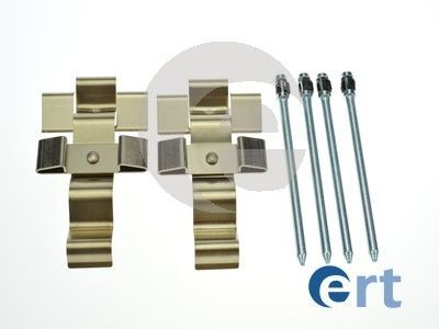 Priedų komplektas, diskinių stabdžių trinkelės ERT 420312