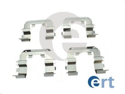 Priedų komplektas, diskinių stabdžių trinkelės ERT 420324