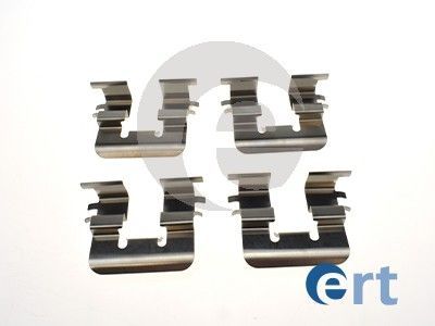 Priedų komplektas, diskinių stabdžių trinkelės ERT 420354