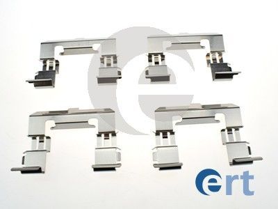 Priedų komplektas, diskinių stabdžių trinkelės ERT 420368