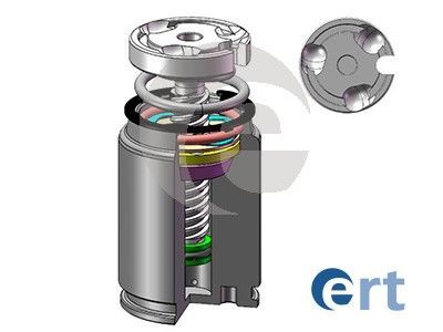 Stūmoklis, stabdžių apkaba ERT 150265RK