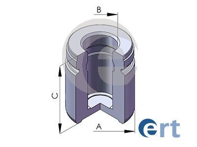Stūmoklis, stabdžių apkaba ERT 150548-C