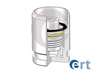 Stūmoklis, stabdžių apkaba ERT 150573K