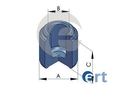 Stūmoklis, stabdžių apkaba ERT 150790-C