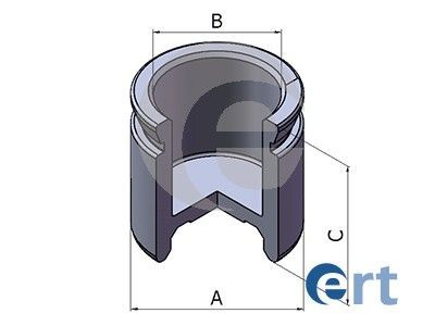 Stūmoklis, stabdžių apkaba ERT 150957-C