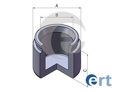 Stūmoklis, stabdžių apkaba ERT 151038-C