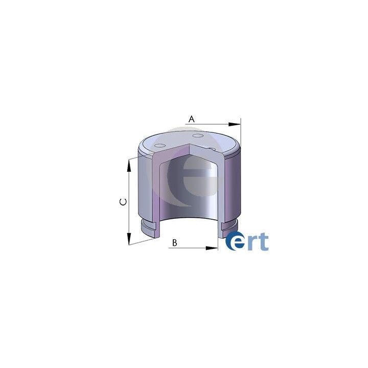 Stūmoklis, stabdžių apkaba ERT 151161-C