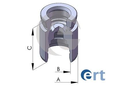 Stūmoklis, stabdžių apkaba ERT 151394-C