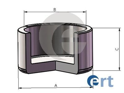 Stūmoklis, stabdžių apkaba ERT 151437-C