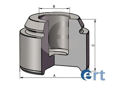 Stūmoklis, stabdžių apkaba ERT 151563-C