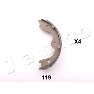 Stabdžių trinkelių komplektas, stovėjimo stabdis JAPKO 55119