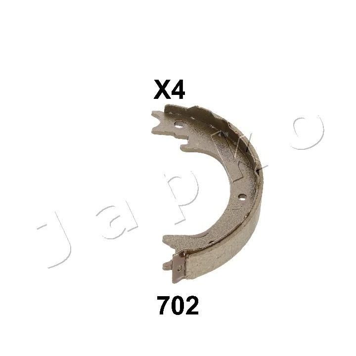 Stabdžių trinkelių komplektas, stovėjimo stabdis JAPKO 55702