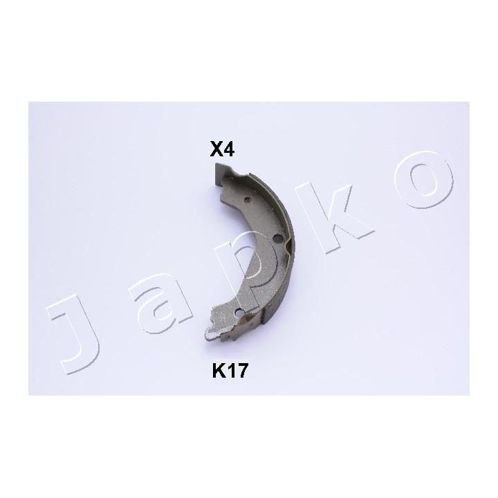 Stabdžių trinkelių komplektas, stovėjimo stabdis JAPKO 55K17