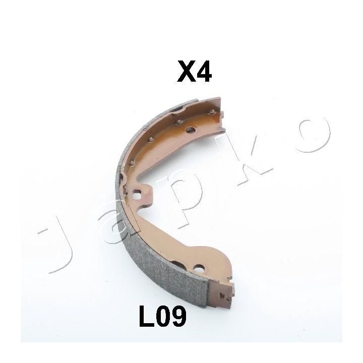 Stabdžių trinkelių komplektas, stovėjimo stabdis JAPKO 55L09