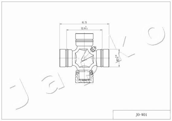Jungtis, kardaninis velenas JAPKO 66W01