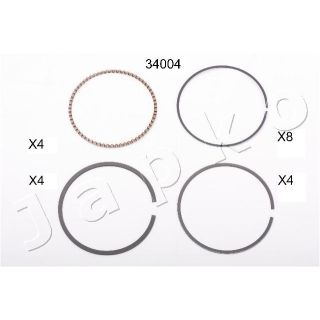 Stūmoklio žiedas JAPKO 134004