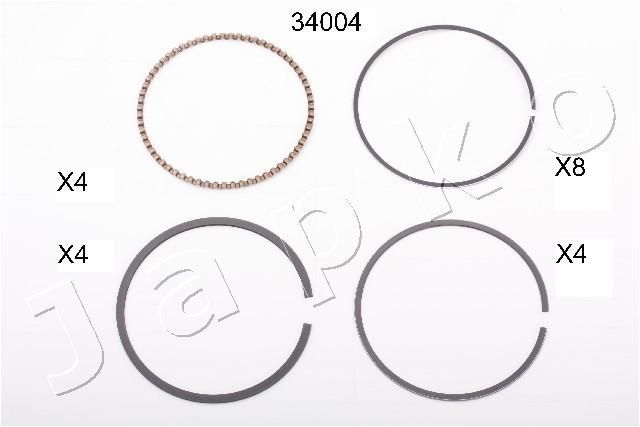 Stūmoklio žiedas JAPKO 134004