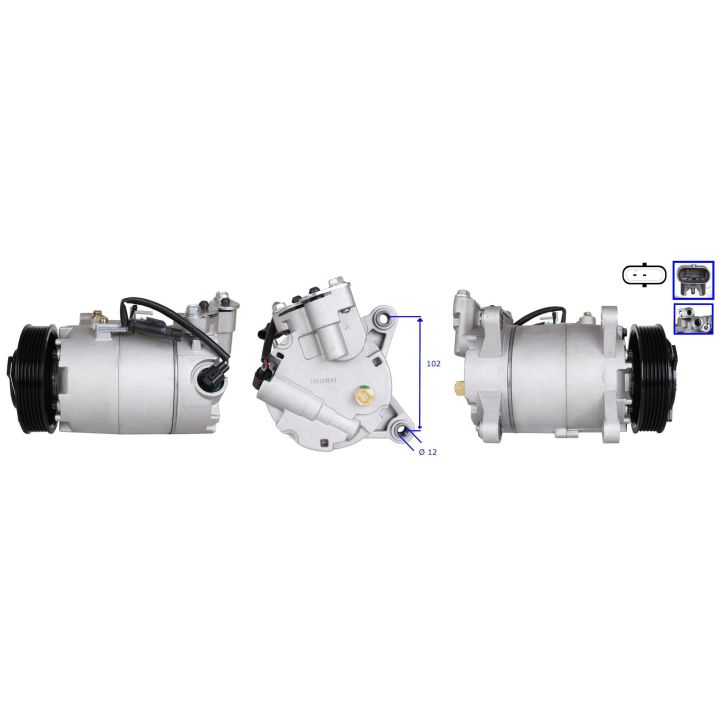 Kompresorius, oro kondicionierius DRI 700511093