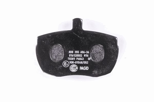 Stabdžių trinkelių rinkinys, diskinis stabdys HELLA PAGID 8DB 355 006-361