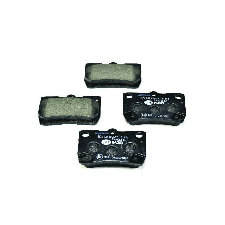 Stabdžių trinkelių rinkinys, diskinis stabdys HELLA PAGID 8DB 355 006-971