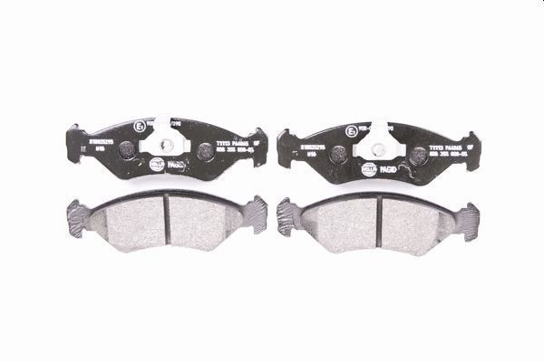 Stabdžių trinkelių rinkinys, diskinis stabdys HELLA PAGID 8DB 355 008-051