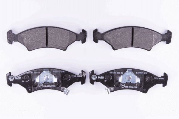 Stabdžių trinkelių rinkinys, diskinis stabdys HELLA PAGID 8DB 355 008-241