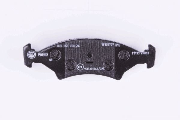 Stabdžių trinkelių rinkinys, diskinis stabdys HELLA PAGID 8DB 355 008-241