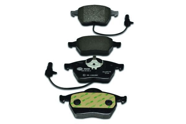 Stabdžių trinkelių rinkinys, diskinis stabdys HELLA PAGID 8DB 355 008-411