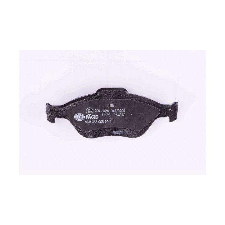 Stabdžių trinkelių rinkinys, diskinis stabdys HELLA PAGID 8DB 355 008-901