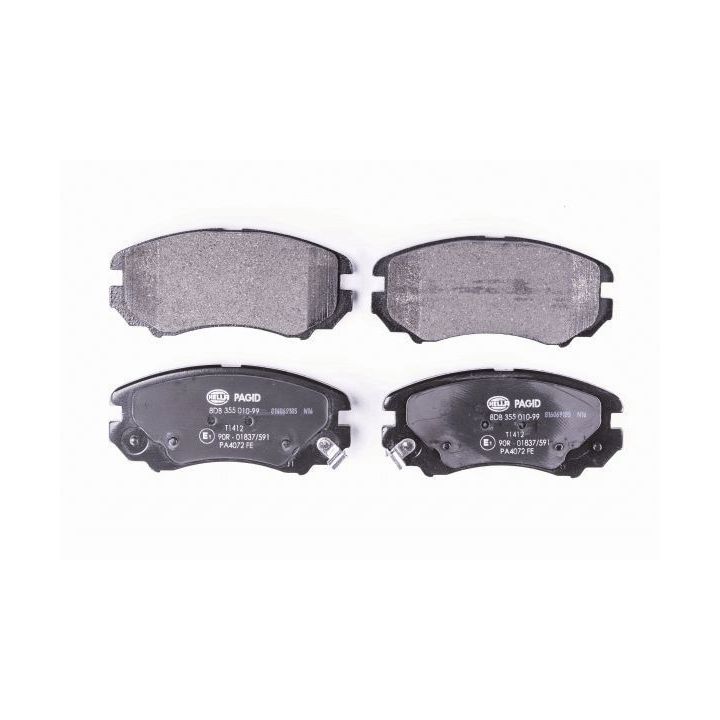 Stabdžių trinkelių rinkinys, diskinis stabdys HELLA PAGID 8DB 355 010-991