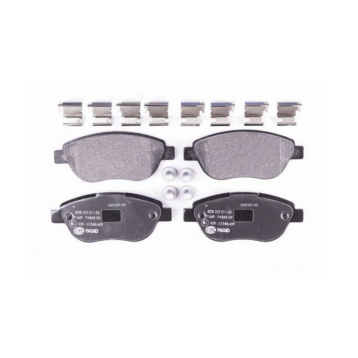 Stabdžių trinkelių rinkinys, diskinis stabdys HELLA PAGID 8DB 355 011-331